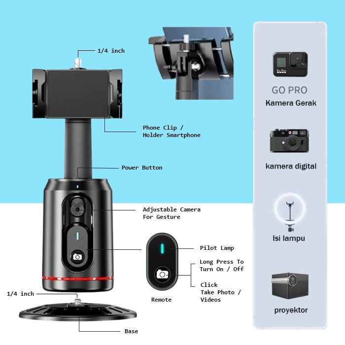 360 AUTO FACE TRACKING
